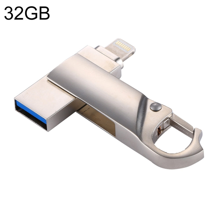 Chiavetta USB portachiavi RQW-10F 2 in 1 USB 2.0 e 8 pin da 32 GB, RQW-10F Chiavetta USB portachiavi RQW-10F 2 in 1 USB 2.0 e 8 pin da 32 GB, RQW-10F